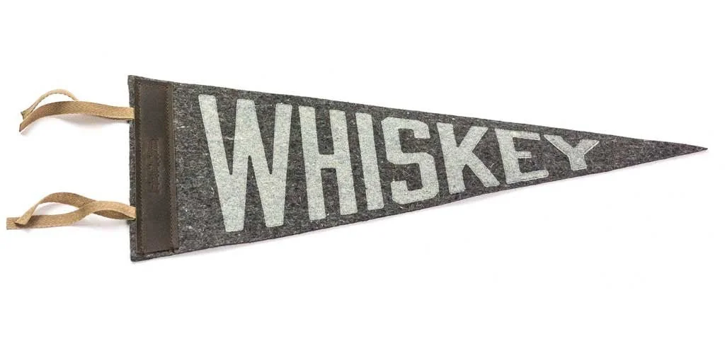 Letterpress Felt Pennant